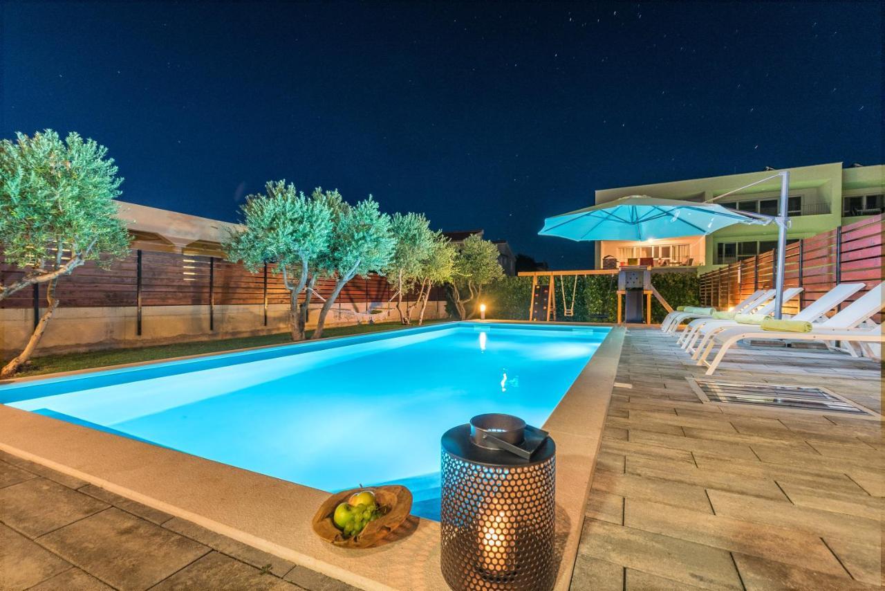 Villa Olea With Heated Pool And Jacuzzi Sukošan 외부 사진