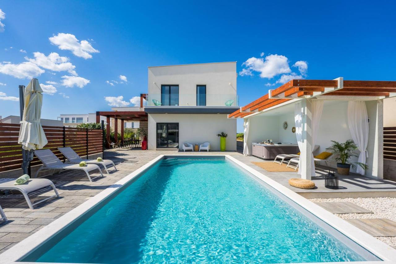 Villa Olea With Heated Pool And Jacuzzi Sukošan 외부 사진