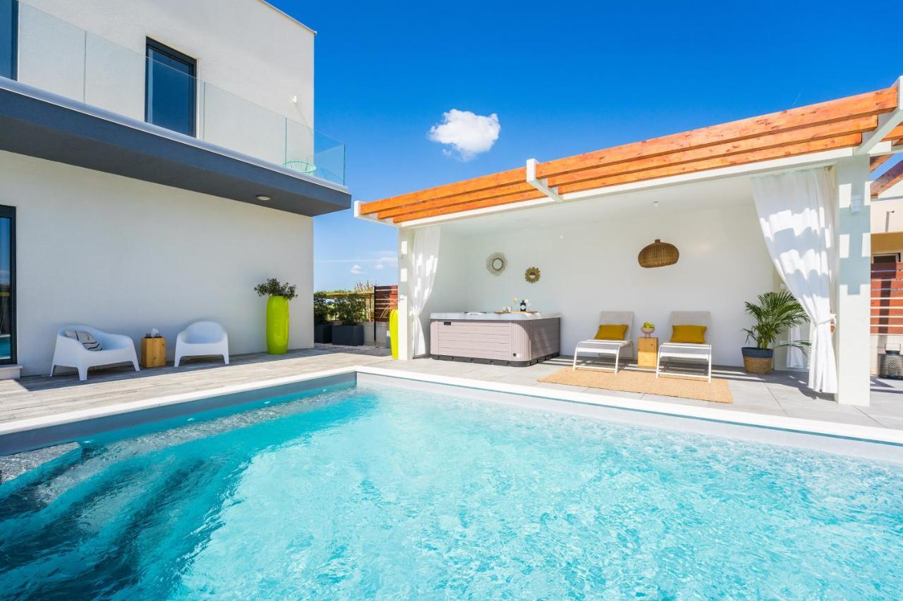 Villa Olea With Heated Pool And Jacuzzi Sukošan 외부 사진
